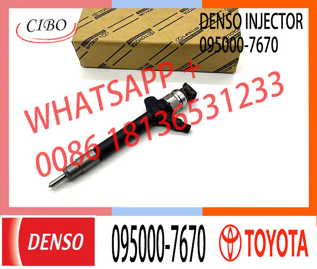 diesel fuel engine injector 095000-7670 23670-09280 for engine high pressure pump engine injection injector 095000-7670