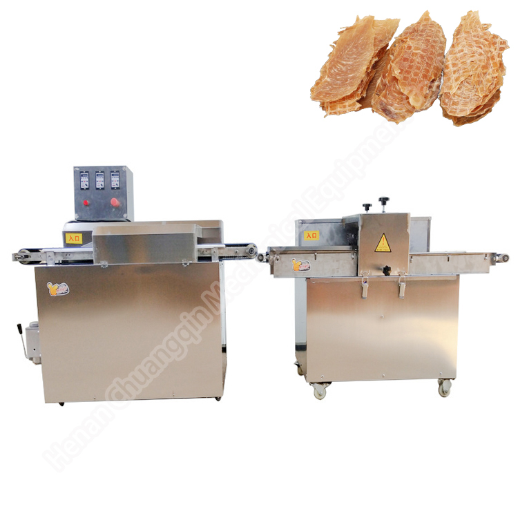 0.75kw Chicken Breast Slicing Machine Chicken Fillet Slice Cutter 3-15m/min