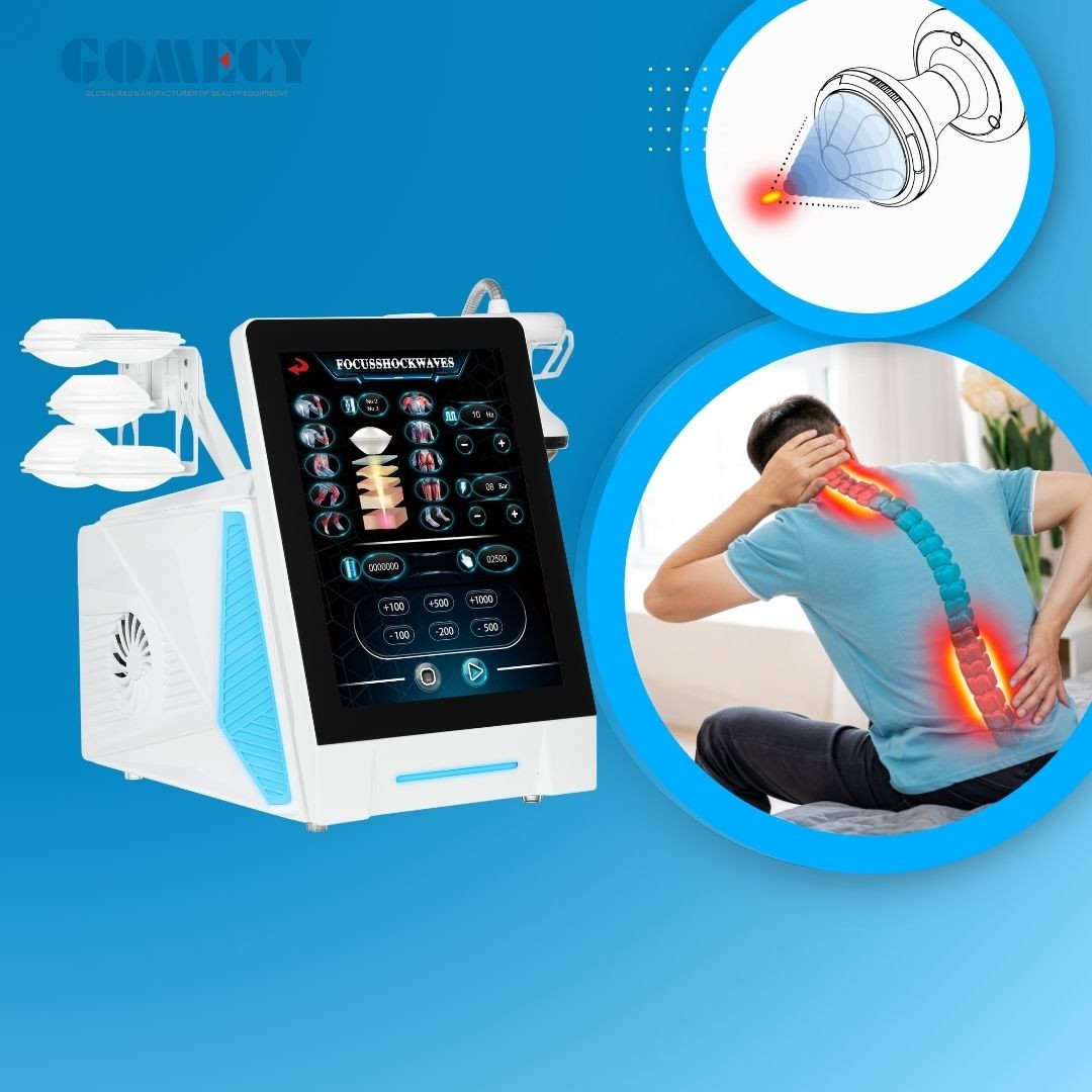 Advanced Focus Shockwave Physical Therapy Equipment for ESWT Treatment of Erectile Dysfunction