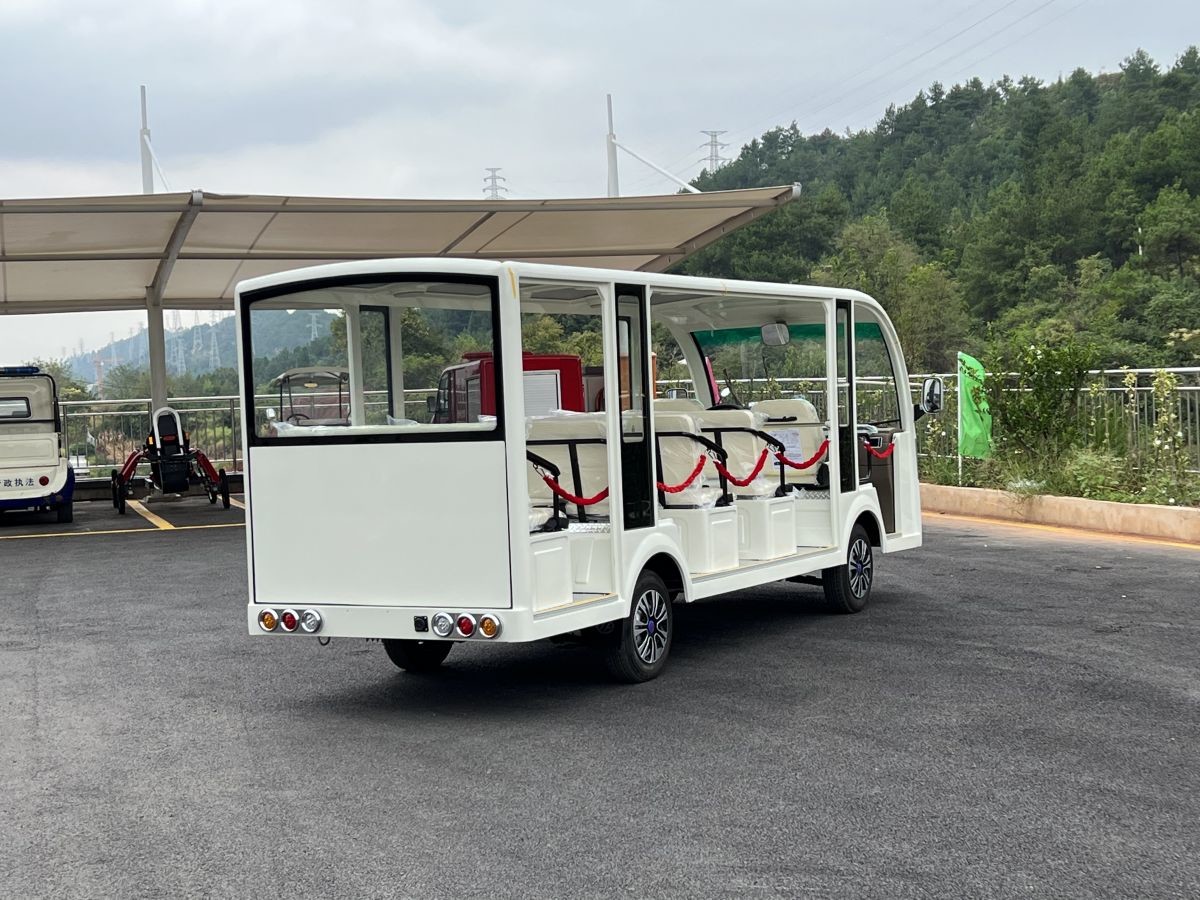 Battery Power Transmission 14 Seats Electric Vehicle Sightseeing Bus Electric Cart For Adult And Kids