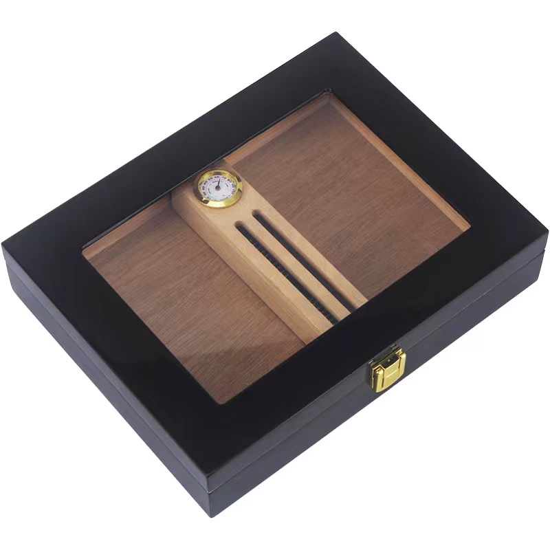 Piano Paint Cigar Packaging Box Luxury Wood Cigar Gift Box
