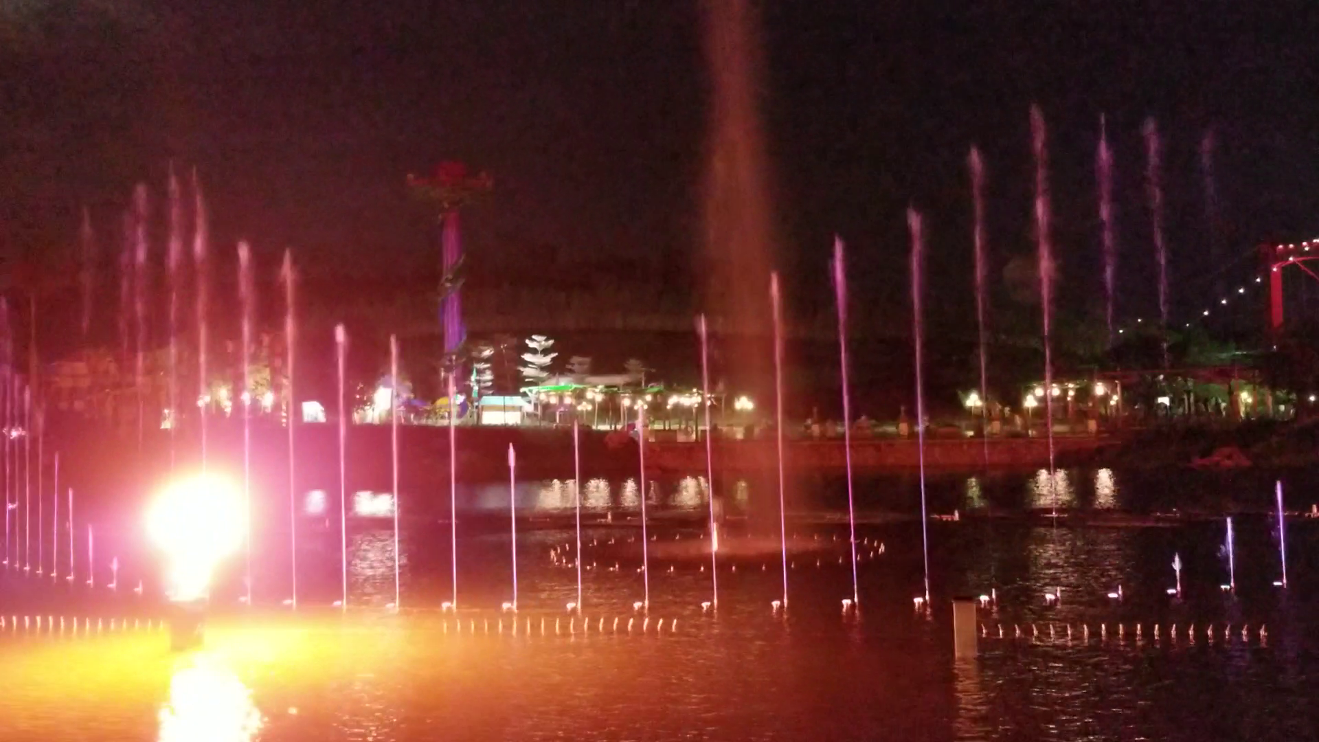 Modern LED Lighting Musical Fountain Park Equipment