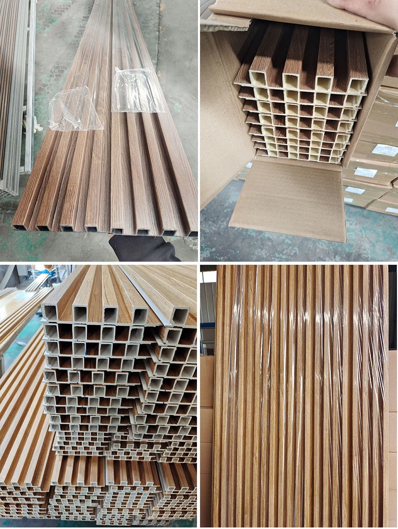 170mm*20mm Fireproof Wpc Wall Cladding Panel For Shopping Mall