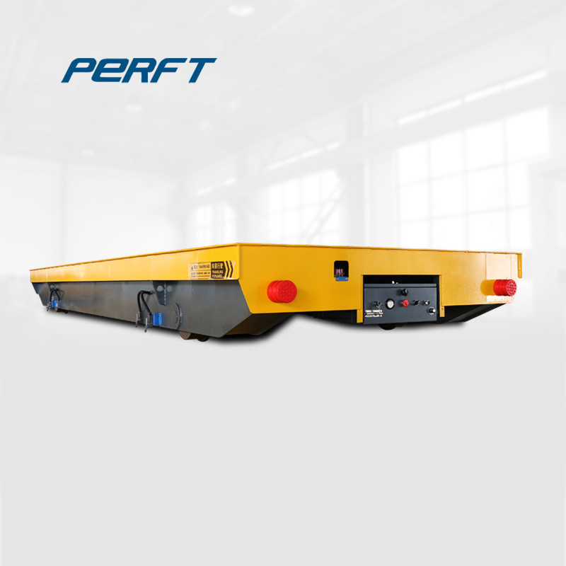 15T Customized Battery Transfer Cart Steel Coil Trolley In Railway Transportation
