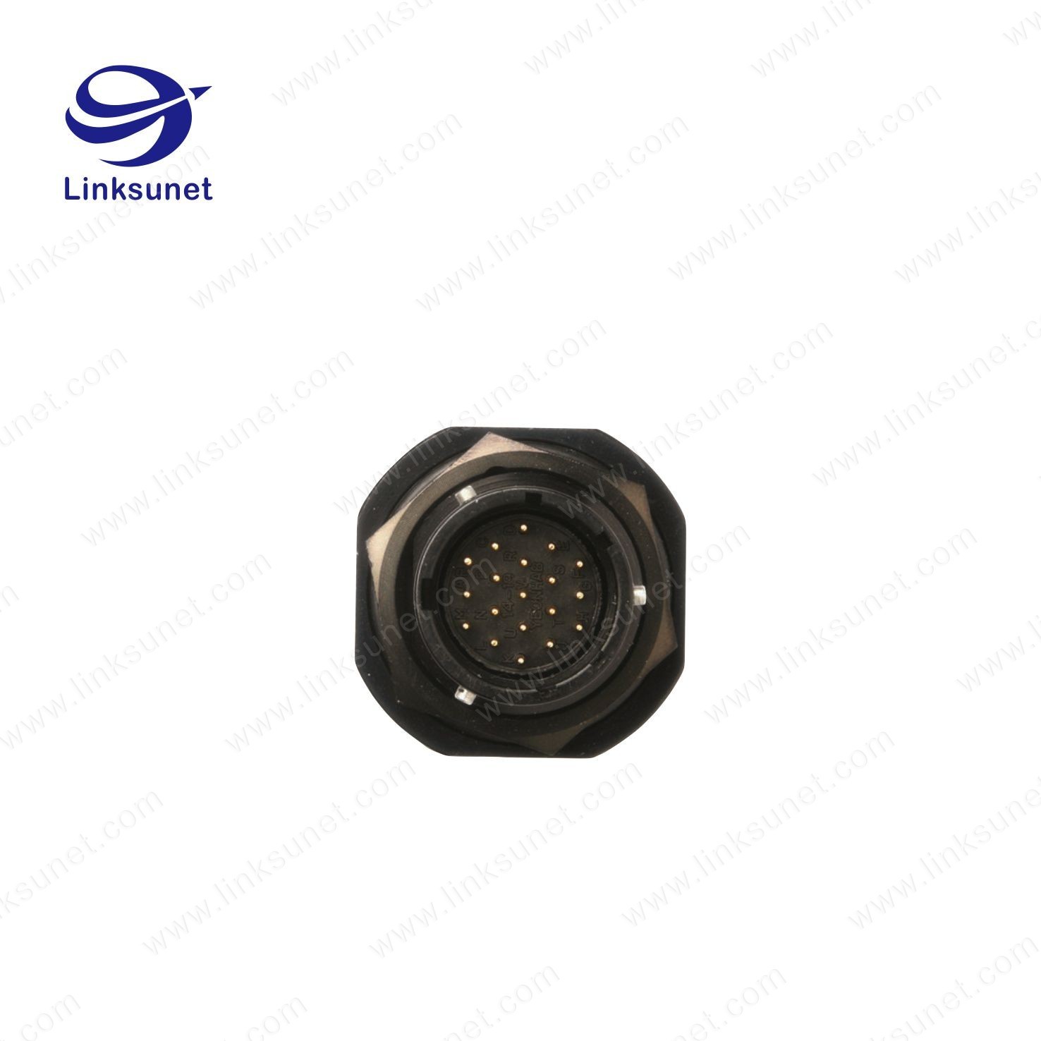Ms3102 - 20 - 24p Female Sockets Circular Connector Cable Assembly LIYCY Cable 0.14 - 25C