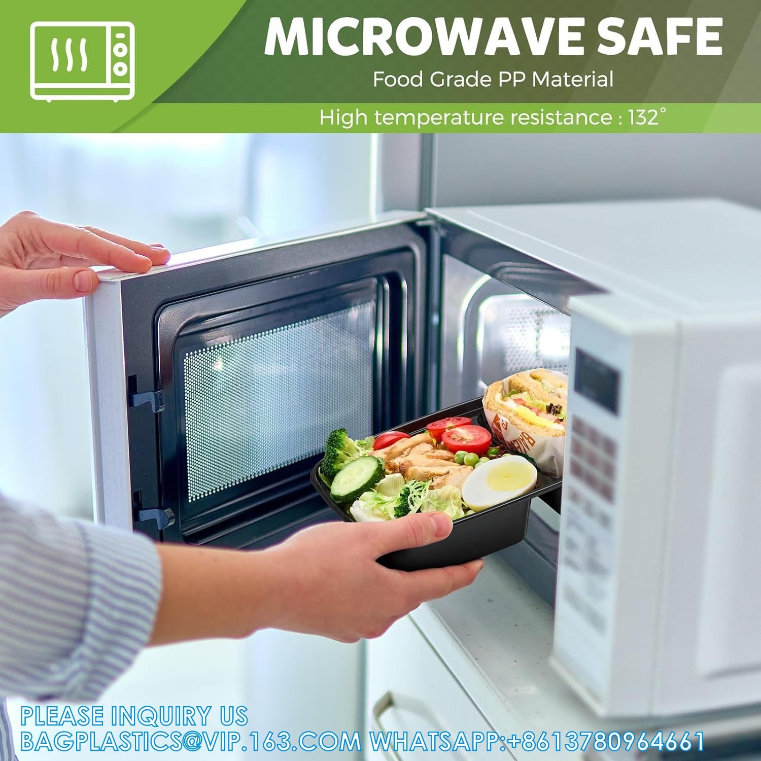 Microwave Safe,Extra Large &Thick Food Storage Containers With Lids,Durable Bento Boxes, Stackable,Dishwasher