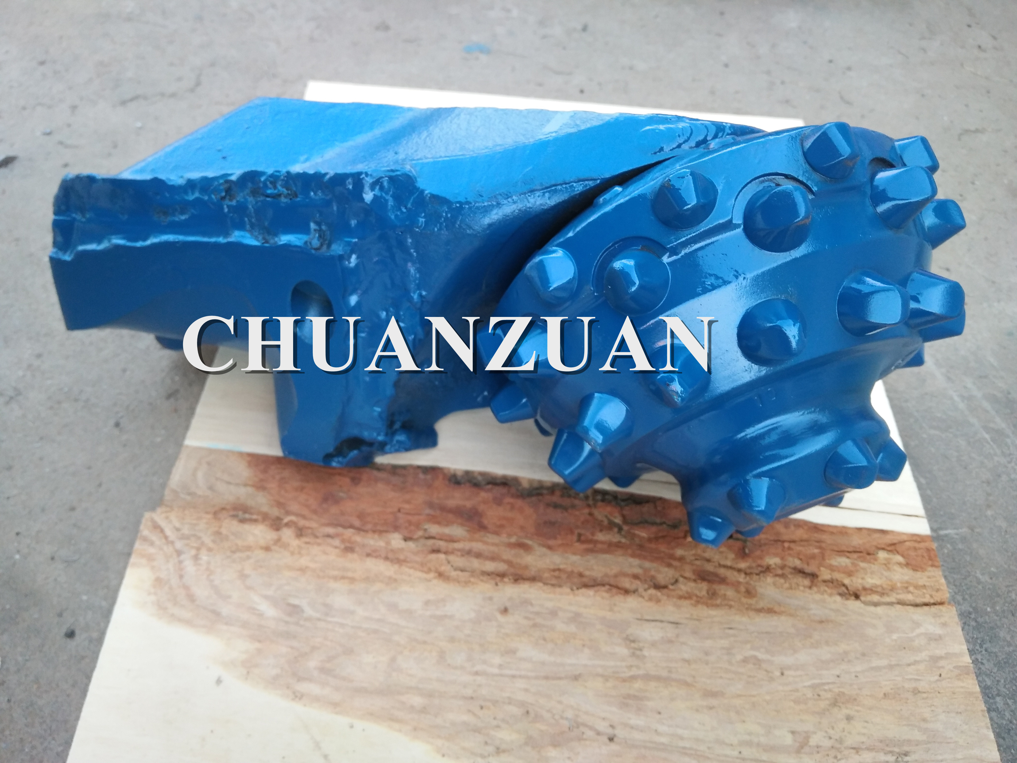 8 1/2 Inch Single Cone Bit / Blue Steel Tooth Bit For Piling Work