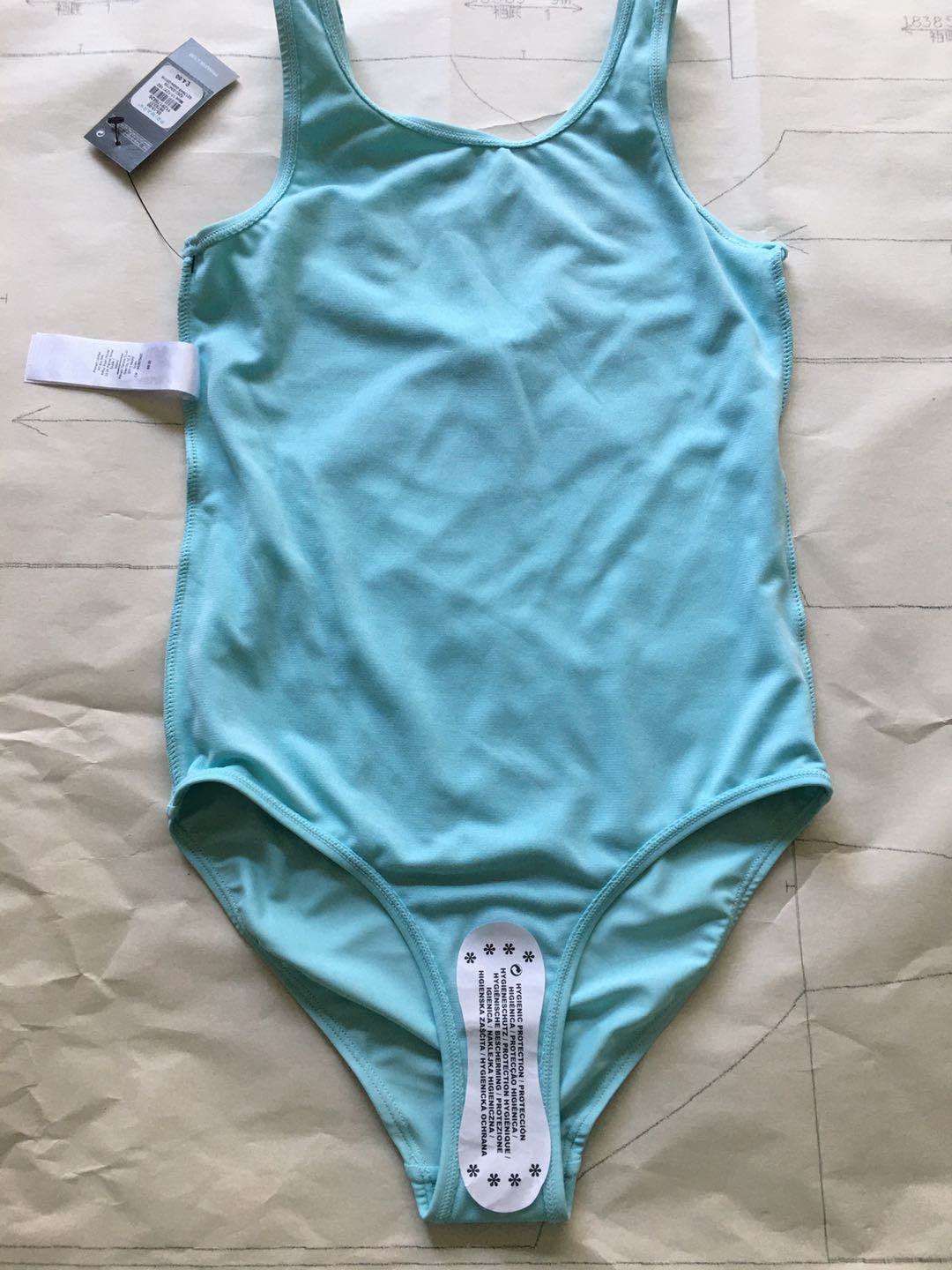 Elastic Girl One Piece Swimsuit Cute Printing Swimming Suits For Teens