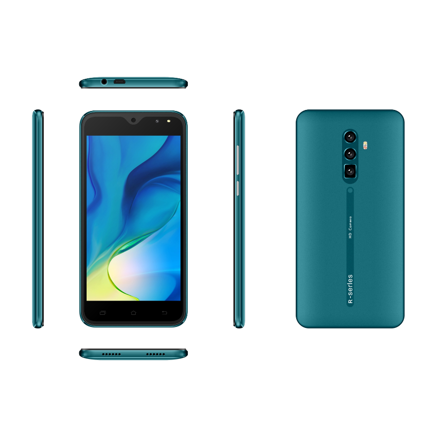 5 Inch LCD Display Fingerprint Mobile Phones Dual SIM Unlocked Android Phones