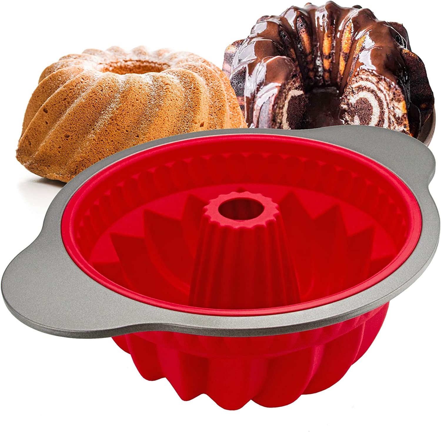 Harmless Reusable Silicone Dessert Mold , Safe Silicone Moulds For Cake Decorating
