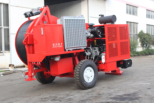 90kn Hydraulic Cable Pulling Tensioner Overhead Line Stringing Equipment