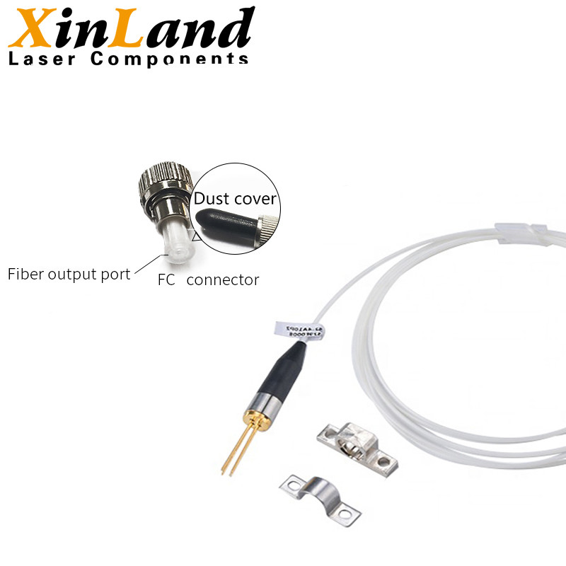 488nm 505nm Green Laser 105um Multi Mode Fiber Laser Diode MMF Fiber Coaxial/8-Pin Package