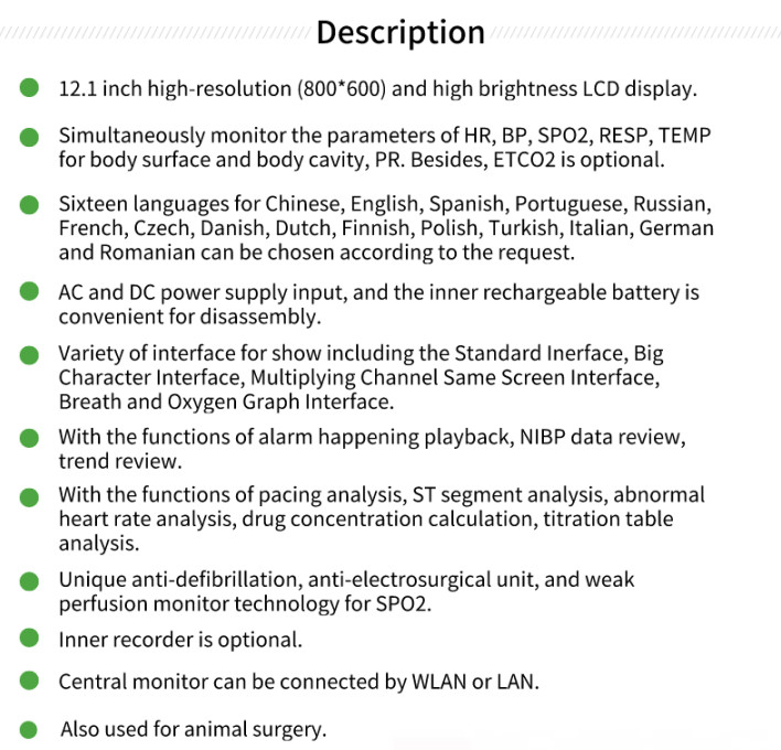 Digital Blood Pressure Monitor Kernel Medical Equipment