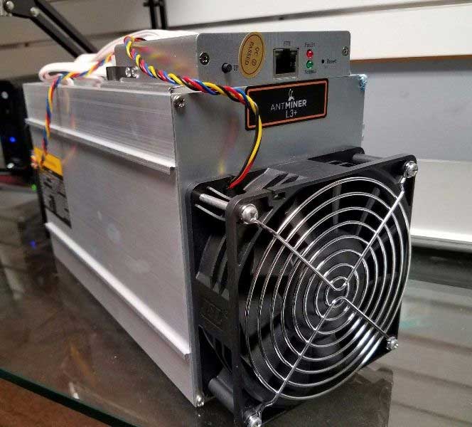 Bitmain Antminer L3+ 504M 800W Scrypt LTC Miner 0.504GH 60MHz