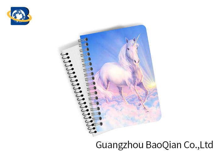 Unicorn Design Depth Effect A4 A5 A6 3D Lenticular Notebook For Student Stationery Eco-friendly