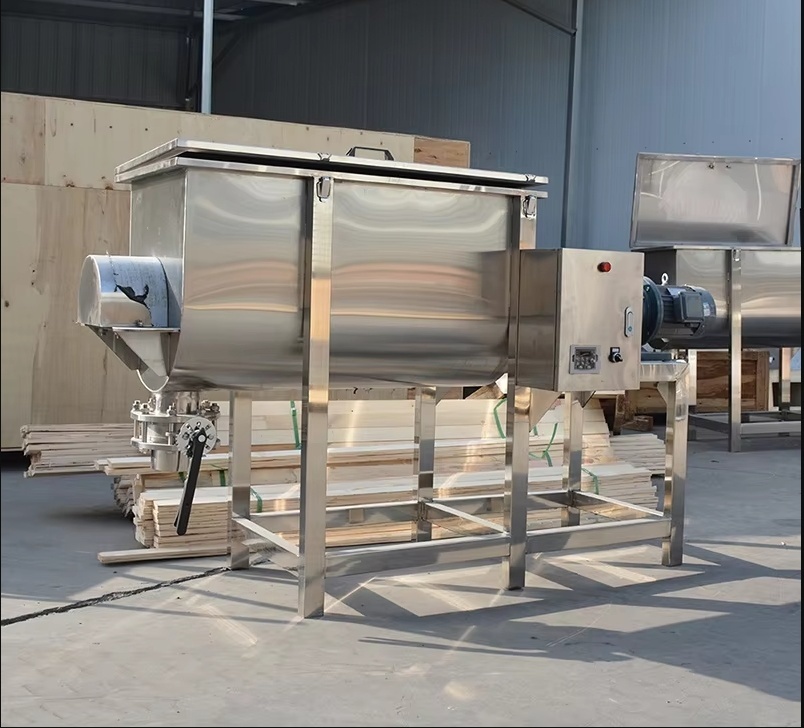Portable Paddle Milk Powder Mushroom Substrate Machine Ribbon Powder Mixer