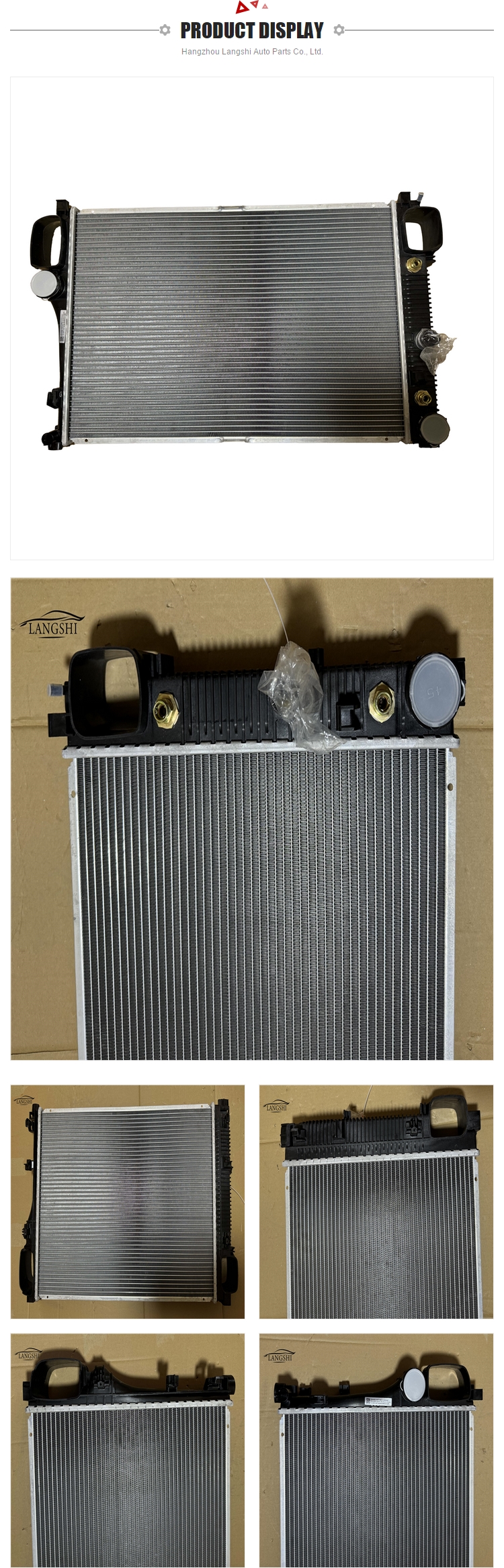S class S350 BlueTEC Aluminum Radiator for Mercedes-Benz W221 CL500 Catera 2215000503