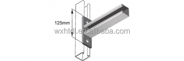 Slotted Channel Cantilever Arm Brackets Steel Support Of Metal