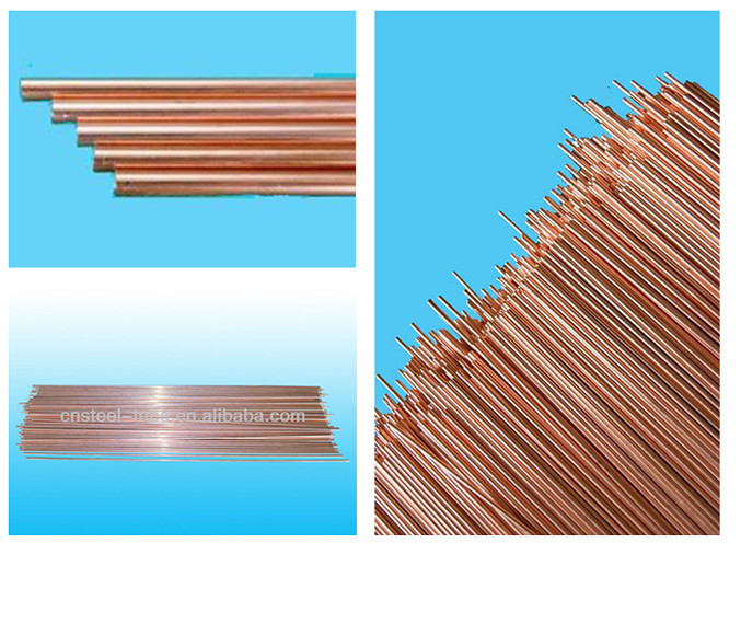 Copper Coated Compressor Tubes , Double Wall Weld Pipes 3.6 * 0.5 mm For Refrigeration System