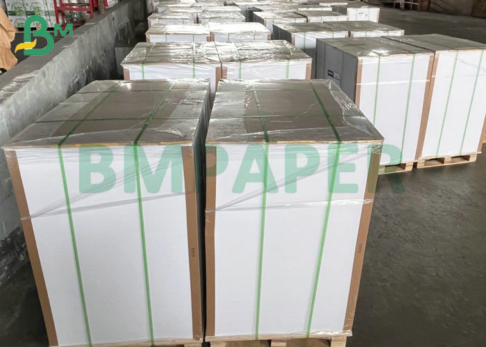 14pt 16pt Brillo Couche Art Paper Rolls 400mm 620mm For Glossy Pages