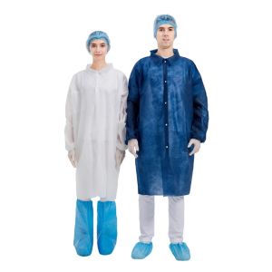 Buy cheap CE FDA Disposable Lab Coats , Full Sleeve Disposable Medical Jacket from wholesalers