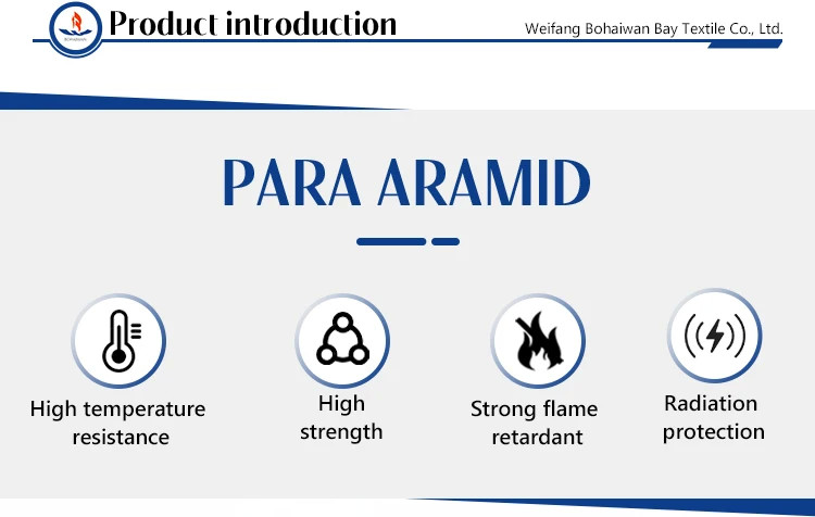 High Temperature And Cutting Resistant Aramid Knitted Fabric Aramid Fiber Fabric