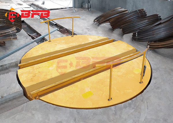 200 Ton Turn Table Rail Rotating Platform For Locomotive Railway