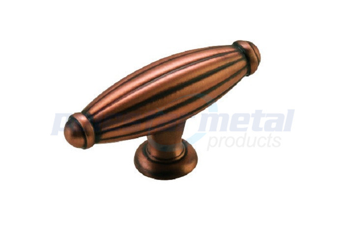 2 5/8" Cabinet Handles And Knobs Graphite Zinc Alloy Transitional T Bar Cabinet Knobs