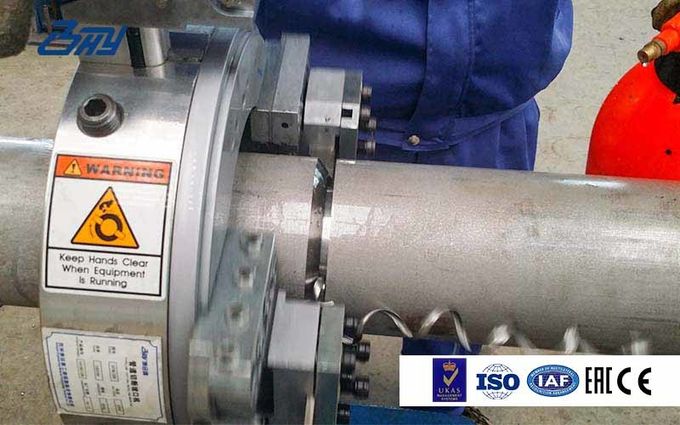 Split Frame Pneumatic Cutting Beveling Machine, Star Wheel System, Cold Cutting