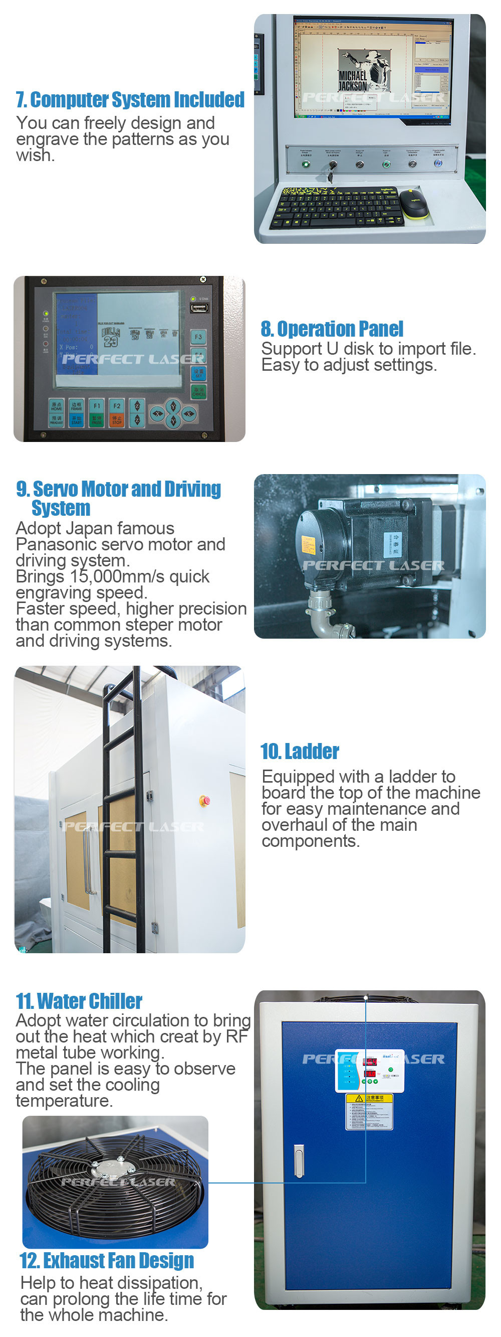 High Speed Denim CO2 Laser Engraving Machine 500w Servo Motor With Conveyor Belt