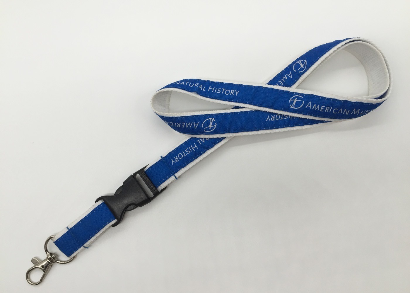 Yellow ECO Friendly Safety Neck Lanyards , Badge Holder Lanyard With Clip