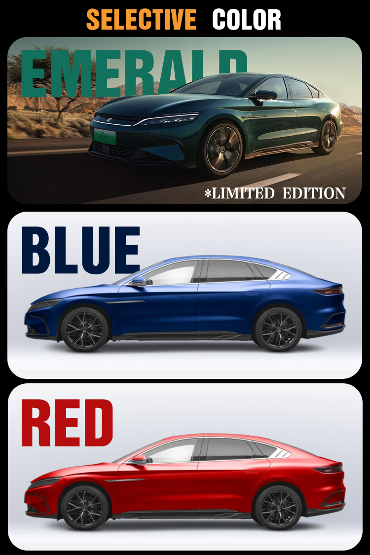Byd Han 715KM 4WD Flagship Electric Cars Suv High Speed Byd Car 2023 Creation Edition April 2022 Size mm 4995*1910*1495