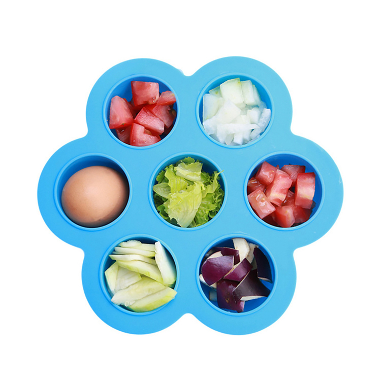 6 Cubes Egg Bites Mold Customized Personalized Shaped Silicone Ice Tray And Snack Maker Kitchen Tool