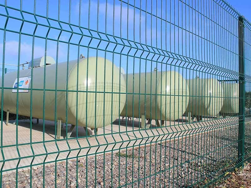 Decorative 6ft 6mm Welded Wire Mesh Fencing Powder Coated For Park