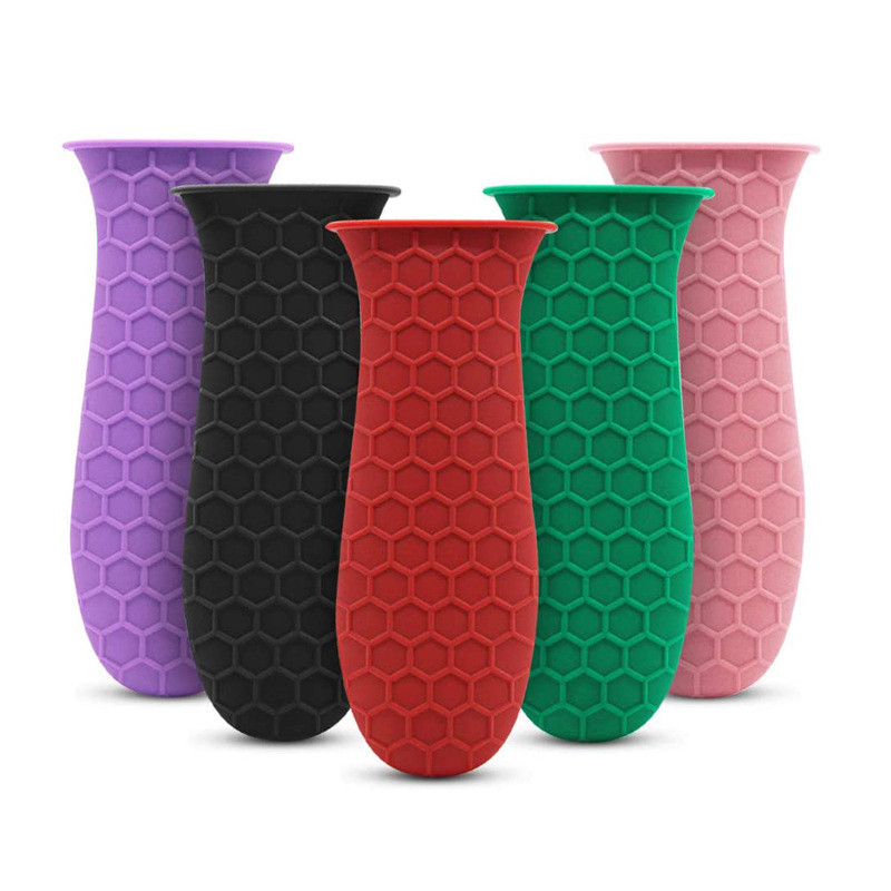 Silicone Hot Handle Holder Heat Resistant Cast Iron Skillets Handles Grip Covers For Pan Pot
