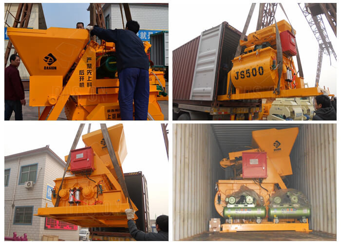 twin shaft concrete mixer