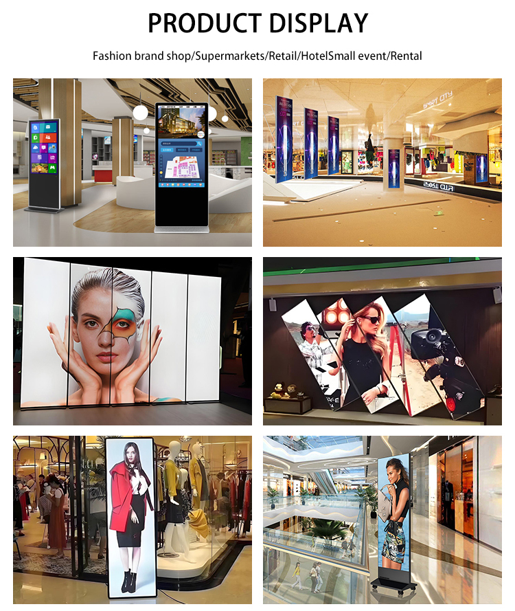 High Brightness LED Poster Display P2 P2.5 P3 P4 Indoor Advertising LED Display Screen