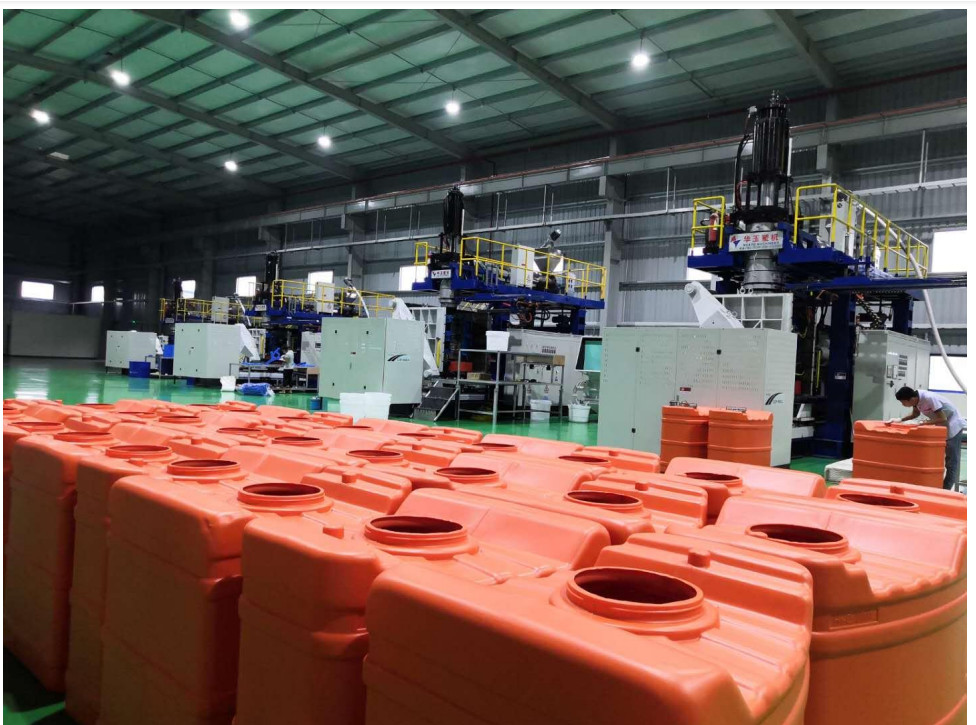 Huayu new type plastic kayak boat high speed extrusion blow moulding machine