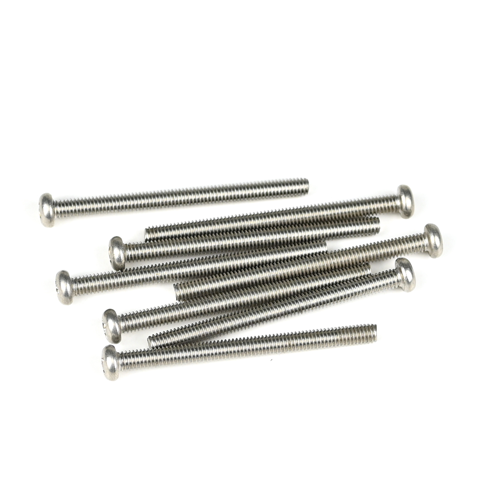 Customized M4x50mm Pan Head Phillips Machine Screws For Gas Stove with Ruspert Finish