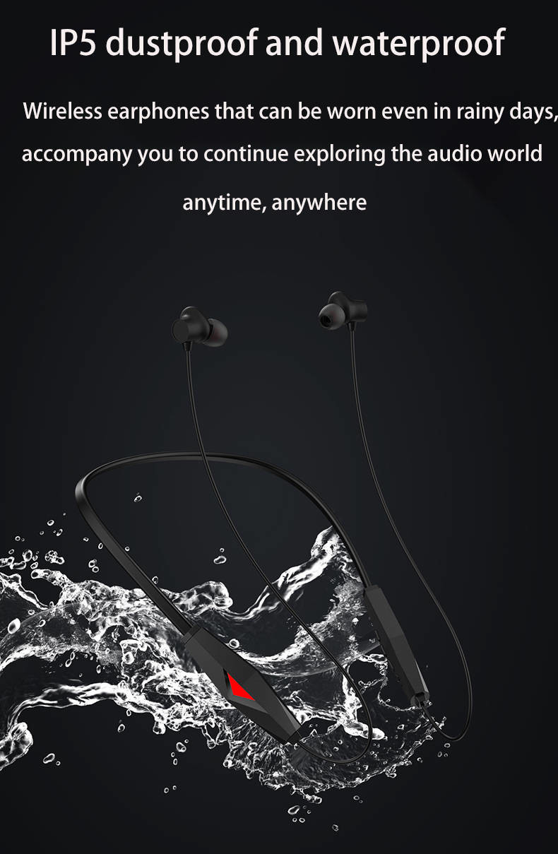 Noise Cancelling CVC 8.0 Retractable Neckband Earbuds 33 Feet Working Range