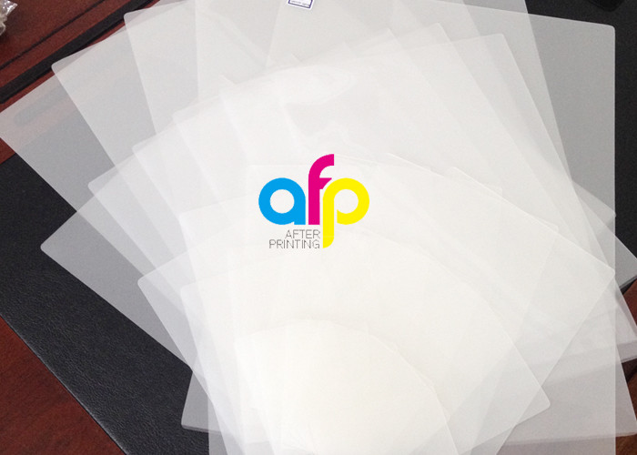A4 PET Polyester Thermal Laminating Plastic Pouch Film 80 350 Micron For Documents