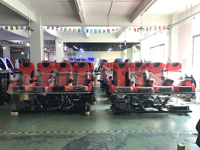 5D Virtual Reality Simulator With ABS Plastic Frame / Electric Platform