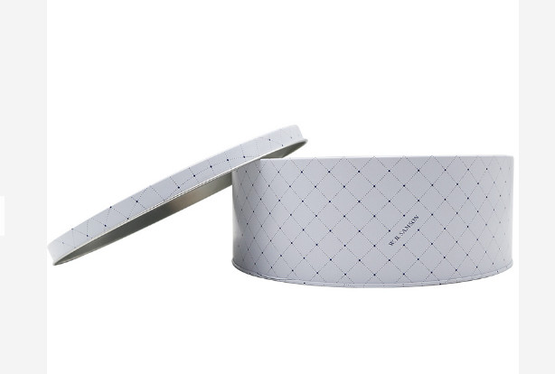 CMYK 10 Inch Round Cookie Tin 0.25mm Round Cookie Tins With Lids