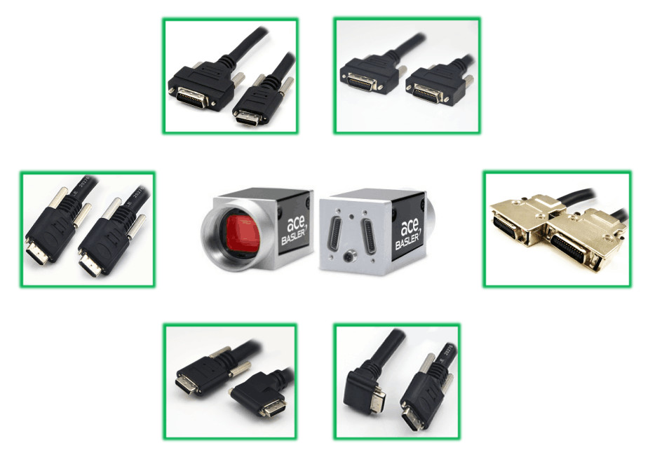 SDR 26 Mini Camera Cable , Camera Link MDR Cable Molding Type With Screw Locking