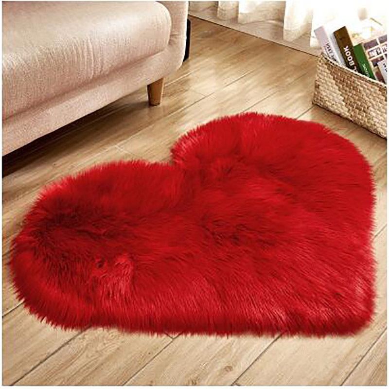 Soft Plush Sheepskin Floor Mats rug Cushion for Hotel