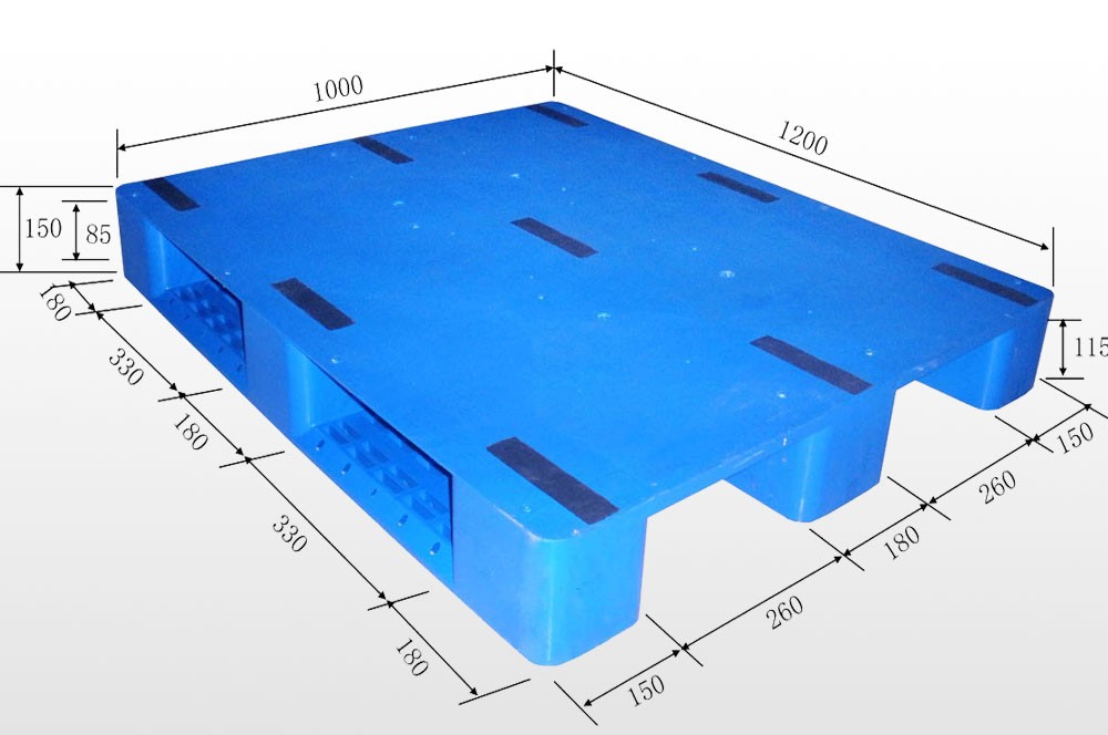 Good Quality 1200*1000 hygienic supplier of injection molded plastic pallets for racking