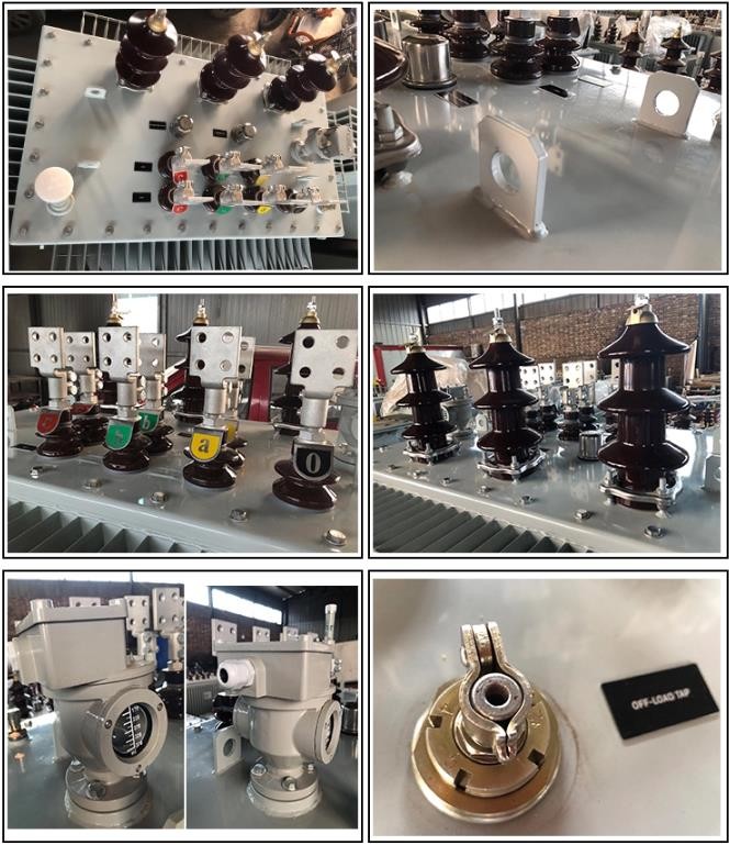 10KV 2500 KVA Electrical Power Transformer , Three Phase Oil Immersed Transformer