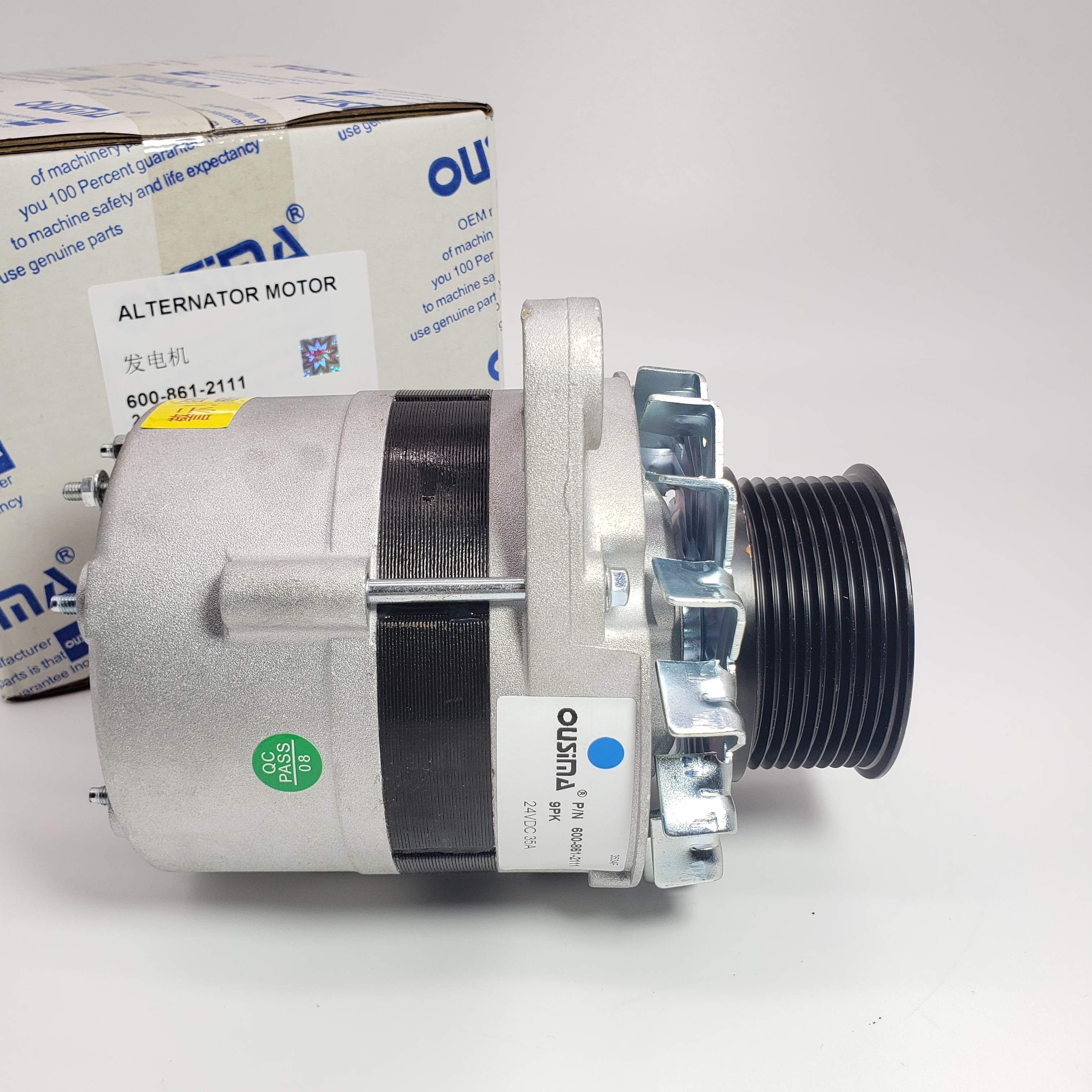 600-861-2111 24V Excavator Alternator For KOMATSU PC200-6 S6D95