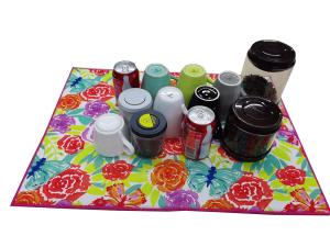 Buy cheap 250gsm Kitchen Counter Microfiber Dish Drying Mat For Dishes Cups Bottles product