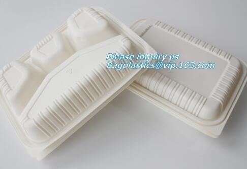 Plastic corn starch biodegradable meat tray, Cornstarch disposable biodegradable
